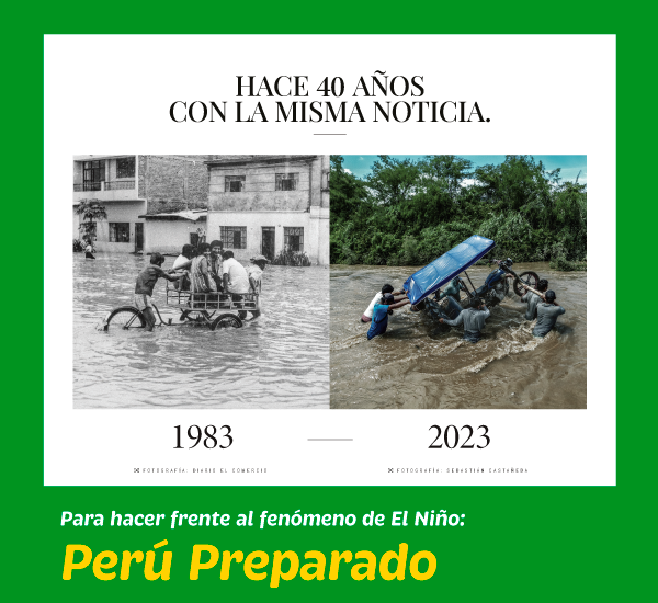 Más prevenidos ante el fenómeno el niño con la campaña “Perú preparado”