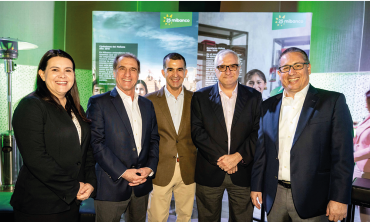 Silvia Luperdi, César Rivera, Renzo Rossi, Manuel Alcázar y Javier Ichazo.